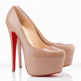 Pump christian louboutin daffodile bege